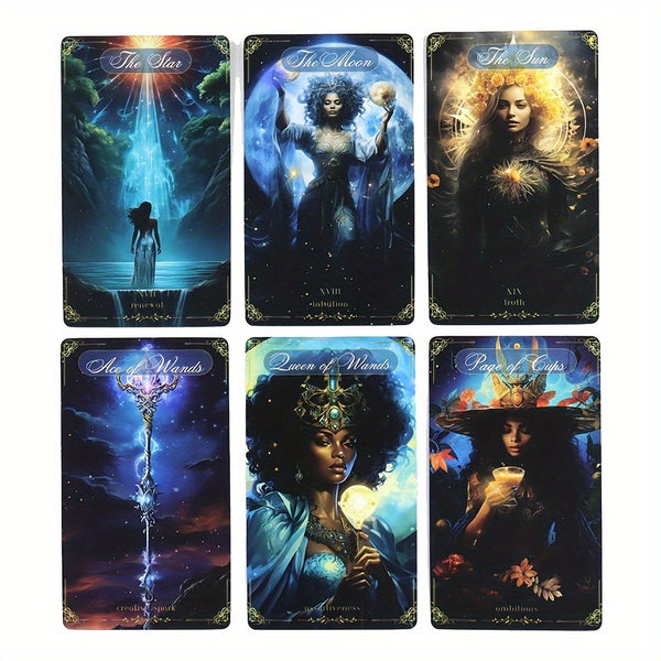 2024 New In Stock Divine Celestial Tarot Cards - Elegant, Perfect for Insight and Guidance, Gift Ideas