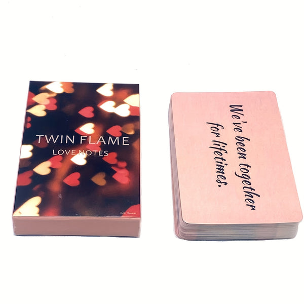 Enchanting Twin Flame Romantic Notes Oracle Cards