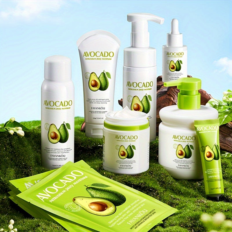 12-in-1 Avocado Skincare Gift Set – Hydrating & Nourishing Beauty Set for Women