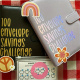 100 Envelopes Budget Binder - Planning Pads for Savings Challenges