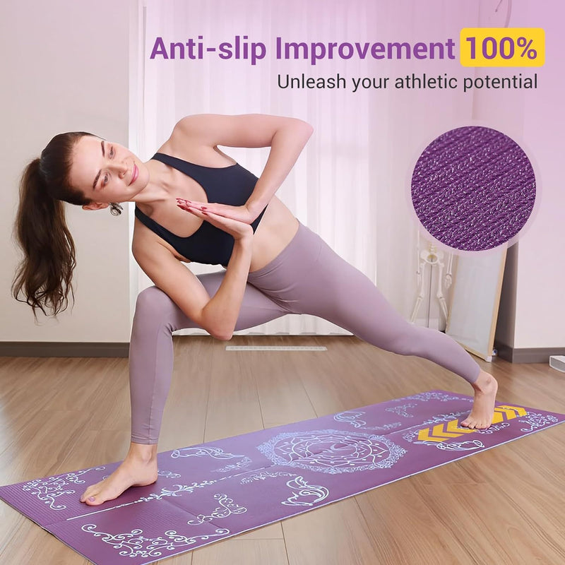 Premium Foldable Yoga Mat – Non-Slip, Portable, and Ultra-Comfortable