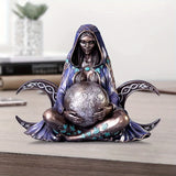 Mother Earth Art Statue - Millennial Gaia Goddess Figurine