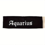 Letter Print Sports Headband, Women's Sweat Absorption Elastic Hair Band, Yoga Fitness Workout Running