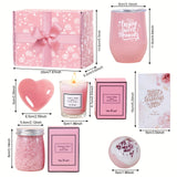 Bath Care Spa Gift Set – Bath Bombs, Salts, Candles, Soap & More for Women