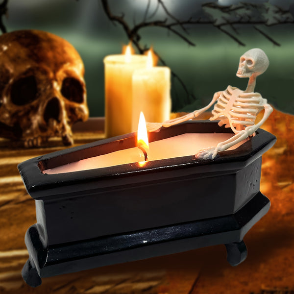 Halloween Skeleton Candle