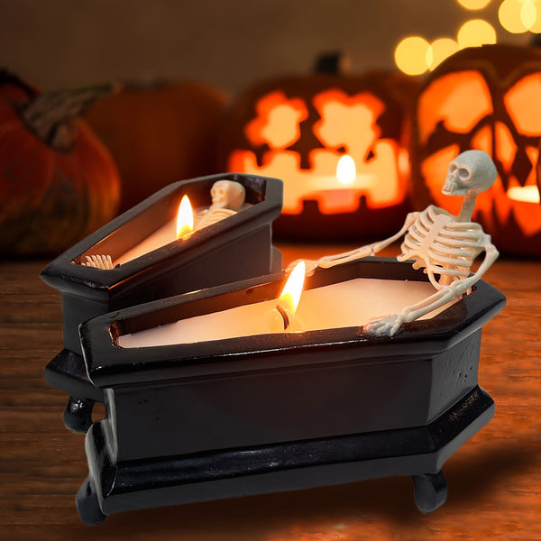 Halloween Skeleton Candle