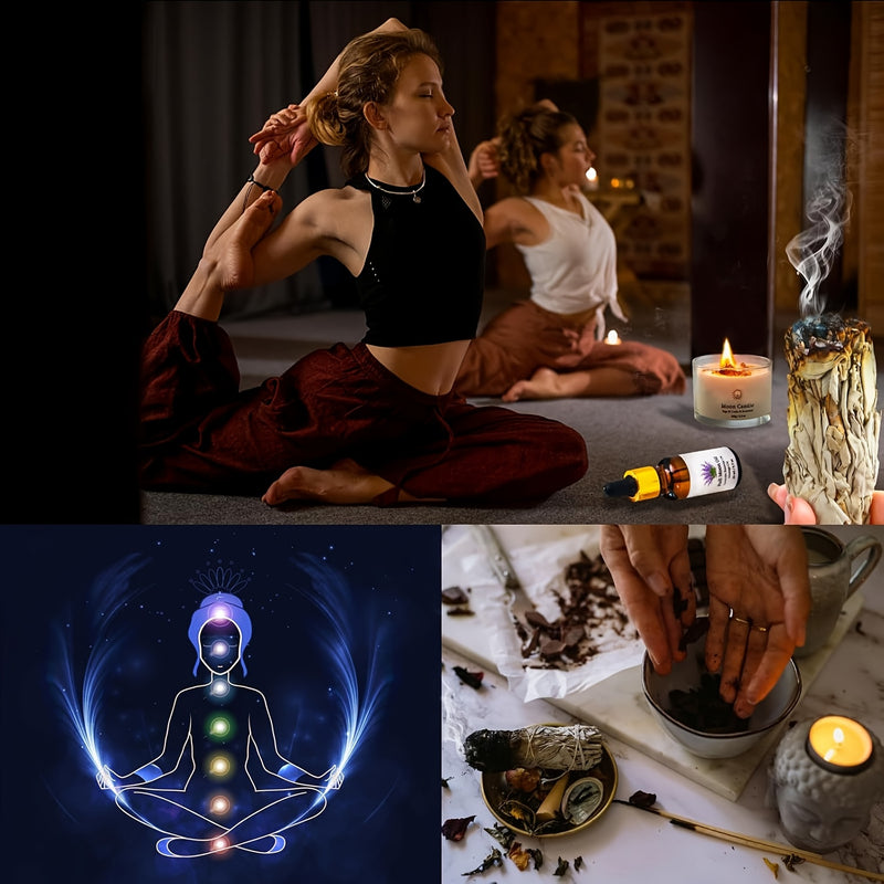 Chakra & Meditation Gift Set – Spiritual Self-Care Kit for Healing & Energy Cleansing