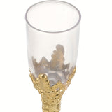 12 Golden Handled Mini Holy Grail Wine Glasses