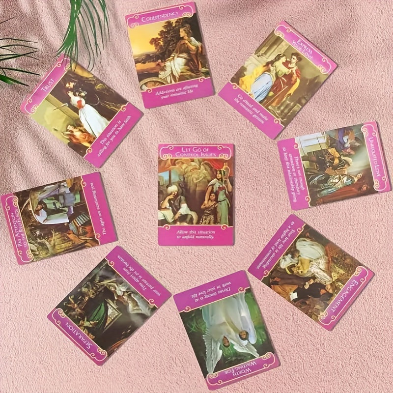 Romance Angel Tarot Cards – Beautiful Deck for Love, Relationships, and Divine Guidance