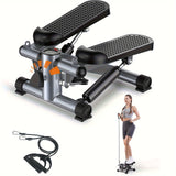 Compact Hydraulic Stepper with Resistance Bands – Home Exercise Machine for Men & Women | 350-400 lb Capacity | Calorie Counter | Ideal Christmas Gift | Pre-Black Friday Deals**