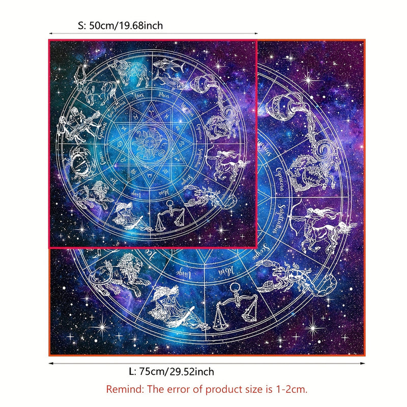 12 Constellations Divination Tarot Mat