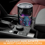 1pc 20oz Stainless Steel Tumbler, Colorful Zodiac Signs