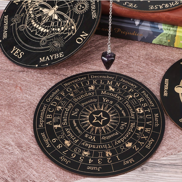 4pcs Celestial Pendulum Board Set - Explore Twelve Constellations