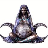 Mother Earth Art Statue - Millennial Gaia Goddess Figurine