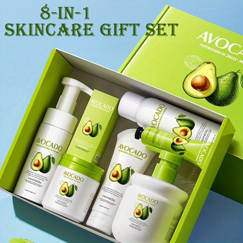 12-in-1 Avocado Skincare Gift Set – Hydrating & Nourishing Beauty Set for Women