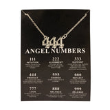 New Trendy Fashion Alloy Gold Color Lucky Angel Numbers Wish 777 Pendant Necklace for Women Girl Gift Birthday Jewelry Dropship