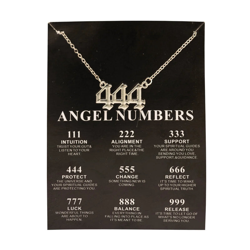 New Trendy Fashion Alloy Gold Color Lucky Angel Numbers Wish 777 Pendant Necklace for Women Girl Gift Birthday Jewelry Dropship