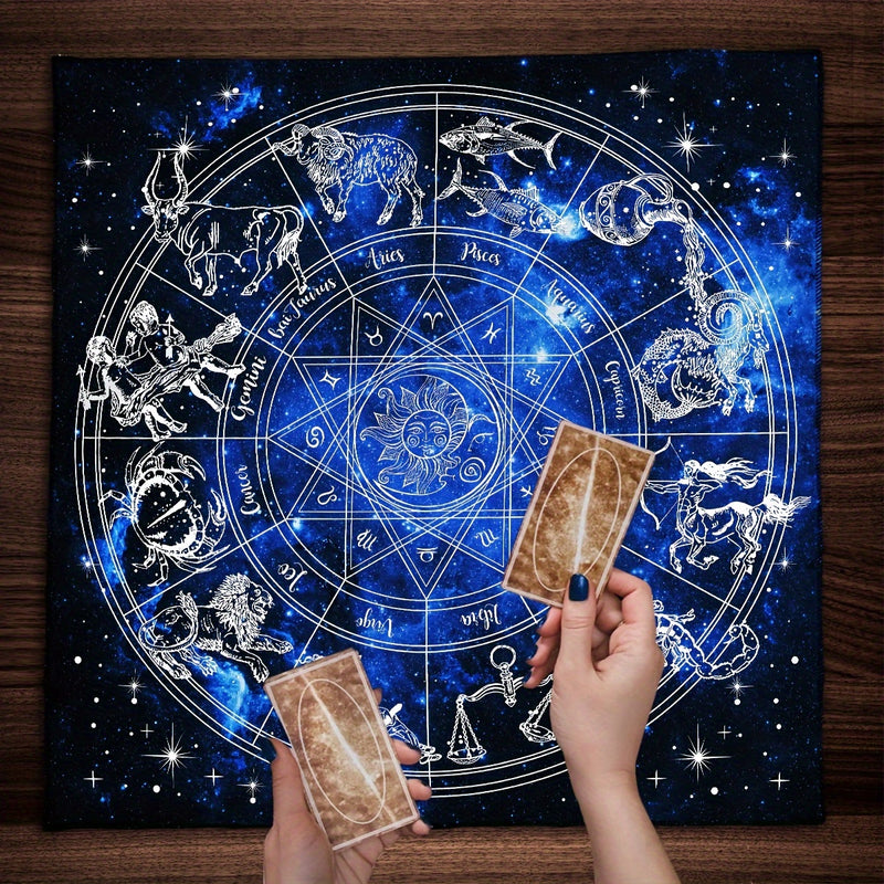 12 Constellations Divination Tarot Mat