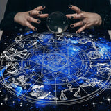 12 Constellations Divination Tarot Mat