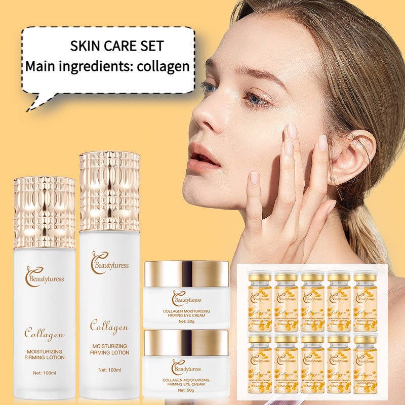 14PCS Luxury Collagen Skincare Kit for Women - Anti-Wrinkle, Hydrating  Firming Essentials