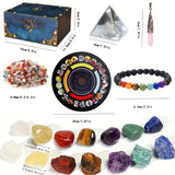 14pcs Crystal Stone Set - Perfect for Beginners in Meditation & Energy Balancing