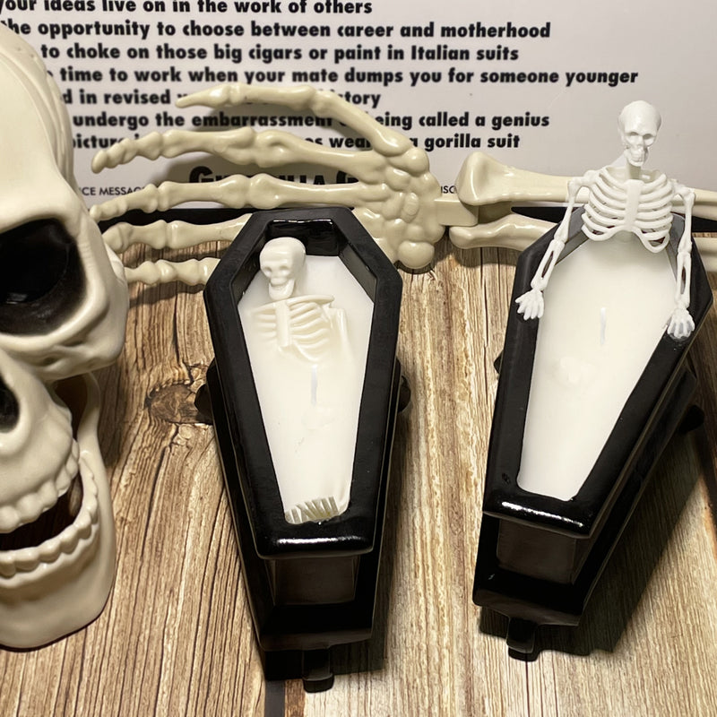 Halloween Skeleton Candle