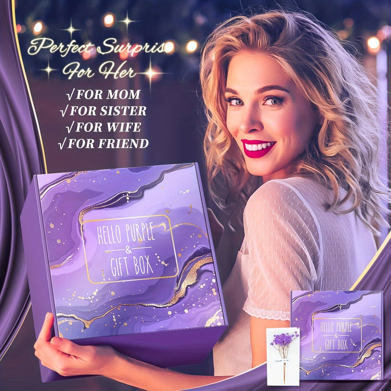 Purple Spa & Self-Care Gift Set for Women