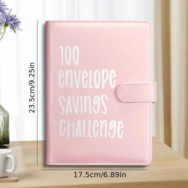 100 Envelopes Budget Binder - Planning Pads for Savings Challenges