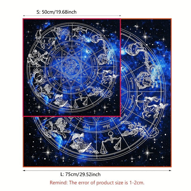 12 Constellations Divination Tarot Mat