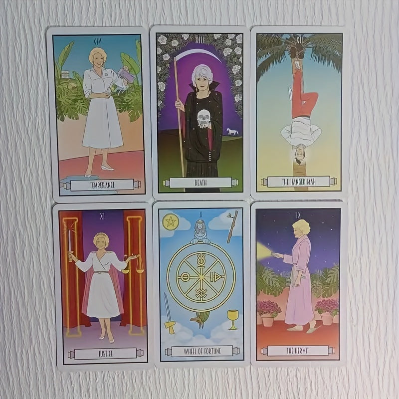 Mystic Golden Tarot Game Set